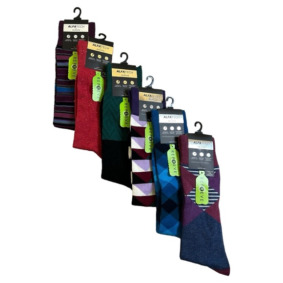 Alfani 6 Pair Bundle of Men’s Alfatech Socks - Picture 2 of 16